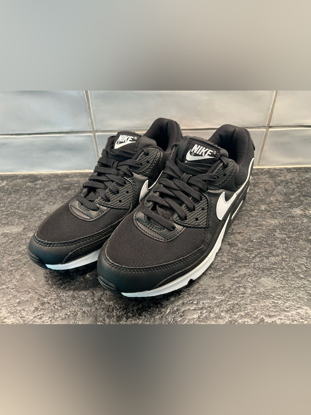 Nike Air Max Woman’s Black & White Low-Top Sneakers